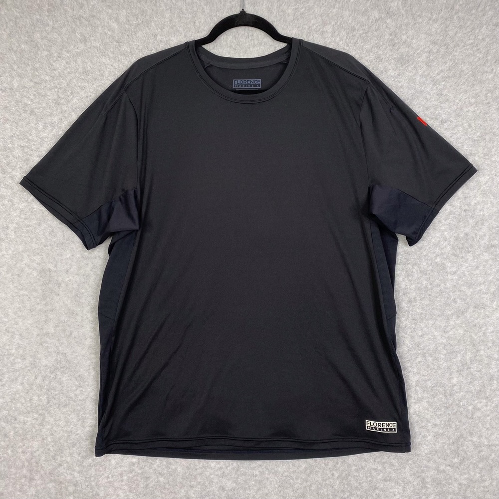 Florence Marine X Shirt Mens XL Black Short Sleeve UPF